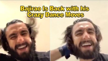 Ranveer Singh Craziest Workout Ft Malhari Remix in BAJIRAO Style during Qu@rentine | BiscootTv