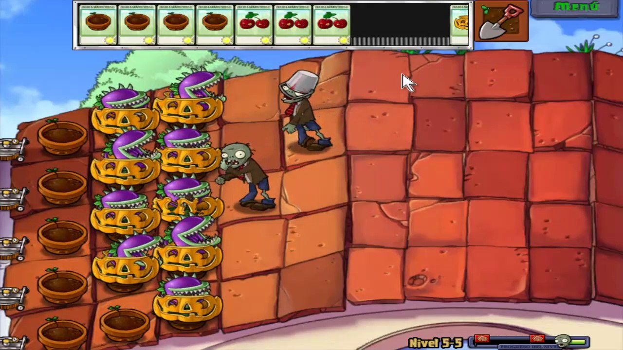 Plantas Vs. Zombis - Walktough - Nivel 5 - 5