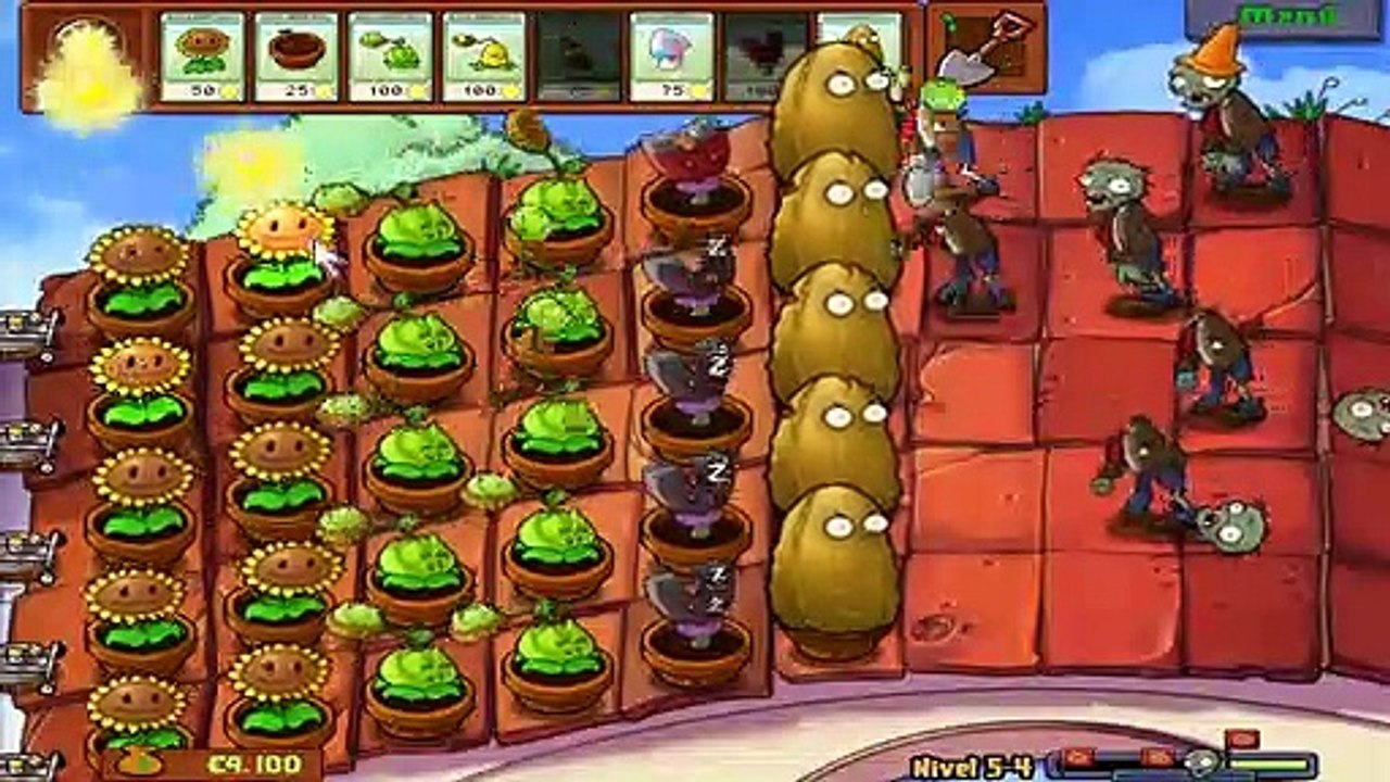 Plantas Vs. Zombis - Walktough - Nivel 5 - 4