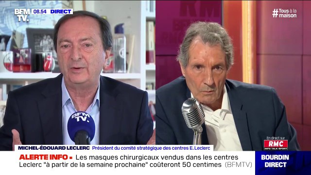 Michel-Édouard Leclerc annonce que les magasins Leclerc ont reçu de nombreuses, mais pas des centaines , femmes victimes de violences conjugales