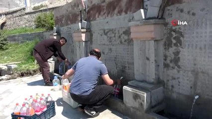 Erzincan'ın doğal maden suyuna Ramazan'da ilgi artıyor