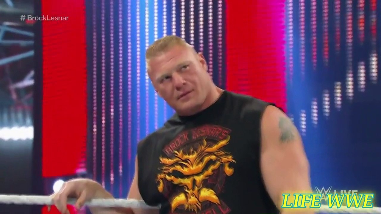 BROCK LESNAR- WHEN LAUNCHED THE BEAST HUNTING WWE