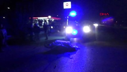 Kamyona arkadan çarpan motosikletin sürücüsü öldü, kaza anı kamerada
