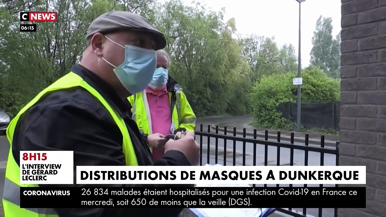 Coronavirus - A Dunkerque, des agents municipaux distribuent des masques gratuitement aux habitants - VIDEO