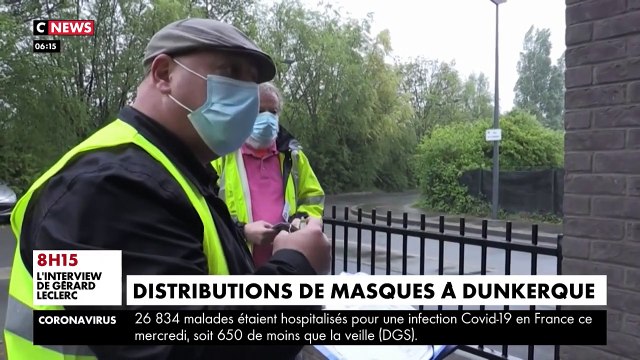 Coronavirus - A Dunkerque, des agents municipaux distribuent des masques gratuitement aux habitants - VIDEO