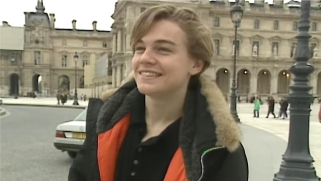 Leonardo DiCaprio visiting Paris (1995)