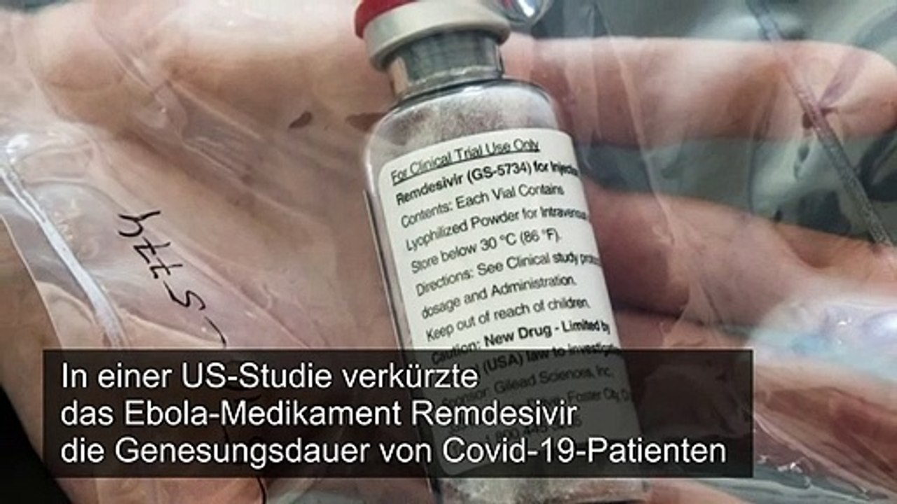 US-Experte Fauci: Remdesivir wirkt bei Covid-Patienten