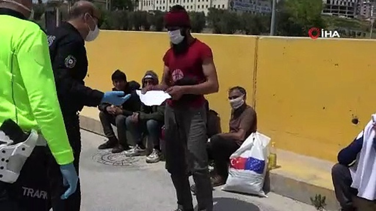 İstanbul'a yürürken Bursa'da polise yakalandılar