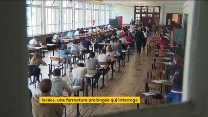 La fermeture prolongée des lycées pose question