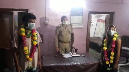 लॉकडाउन के बीच प्यार की मददगार बनी कानपुर पुलिस, थाने के मंदिर में कराई शादी