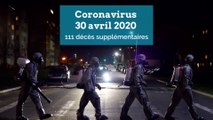 Coronavirus, 30 avril 2020: 111 décès supplémentaires