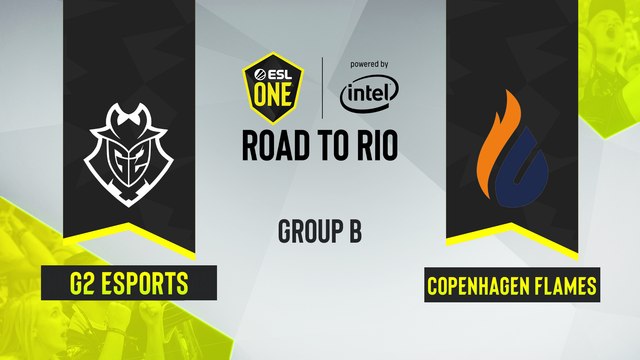 CSGO - Copenhagen Flames vs. G2 Esports [Dust2] Map 2 - ESL One Road to Rio - Group B - EU
