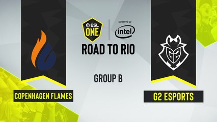 CSGO - Copenhagen Flames vs. G2 Esports [Nuke] Map 3 - ESL One Road to Rio - Group B - EU
