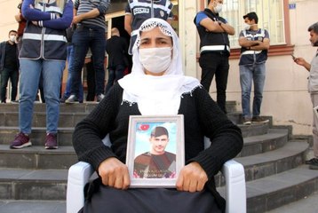 HDP önündeki ailelerin evlat nöbeti 241'inci gününde