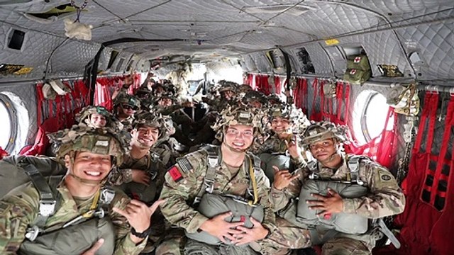 US Army 82nd Airborn Division Conducts Operational Jumps