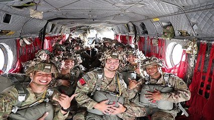 US Army 82nd Airborn Division Conducts Operational Jumps