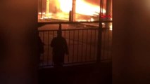Almanya'da Türk marketindeki yangında kundaklama şüphesi