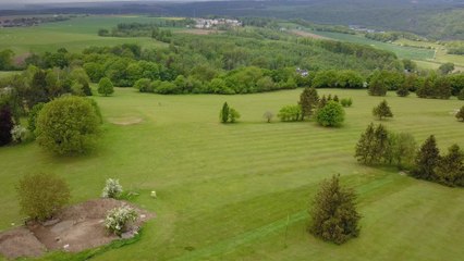 Survol du Golf club d' Andenne