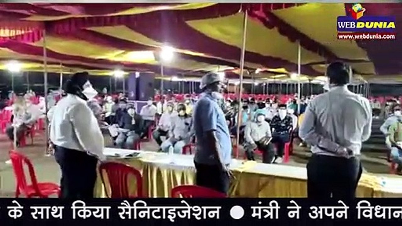 Indore में मंत्री सिलावट सड़क पर उतरे, किया Sanitization