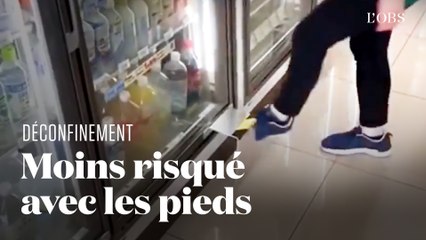 Quatre innovations pour utiliser nos pieds à la place des mains après le déconfinement