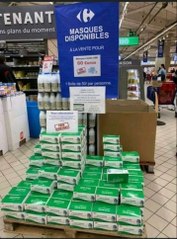 Monaco : une boîte de masques vendue à un prix très élevé dans un Carrefour