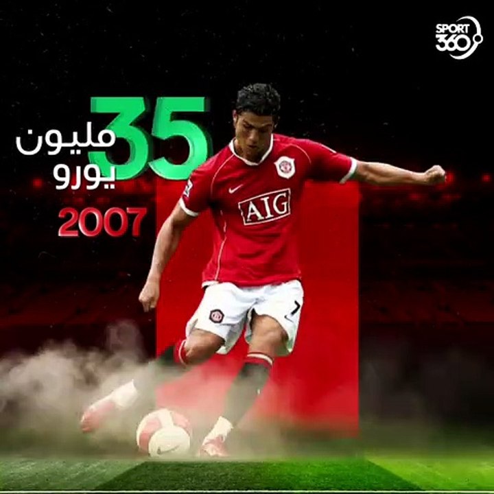 كيف تطورت قيمة كريستيانو رونالدو السوقية؟ قفزات...