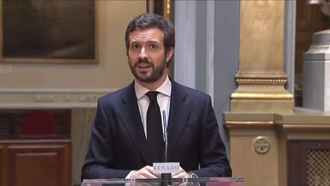 Casado: "No podemos ser cómplices de planes que nos llevan a una ruina económica y no garantizan la protección sanitaria de la población"