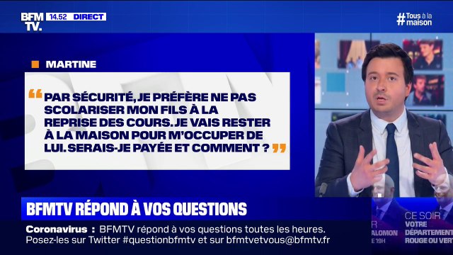 Je préfère rester à la maison et m'occuper de mon fils après le déconfinement. Serais-je payée et comment? BFMTV répond à vos questions