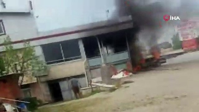 Küçük çocuğun yaşadığı dehşet kamerada