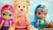 BABY ALIVE EATS PLAY DOH Snackin Sara kids toys playdough Shimmer and Shine