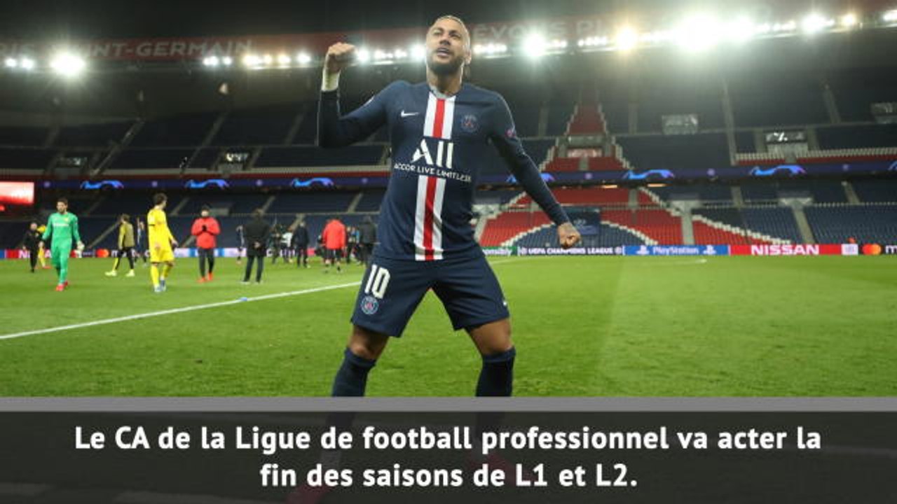 Coronavirus - La LFP va acter la fin du championnat, Lyon pas européen