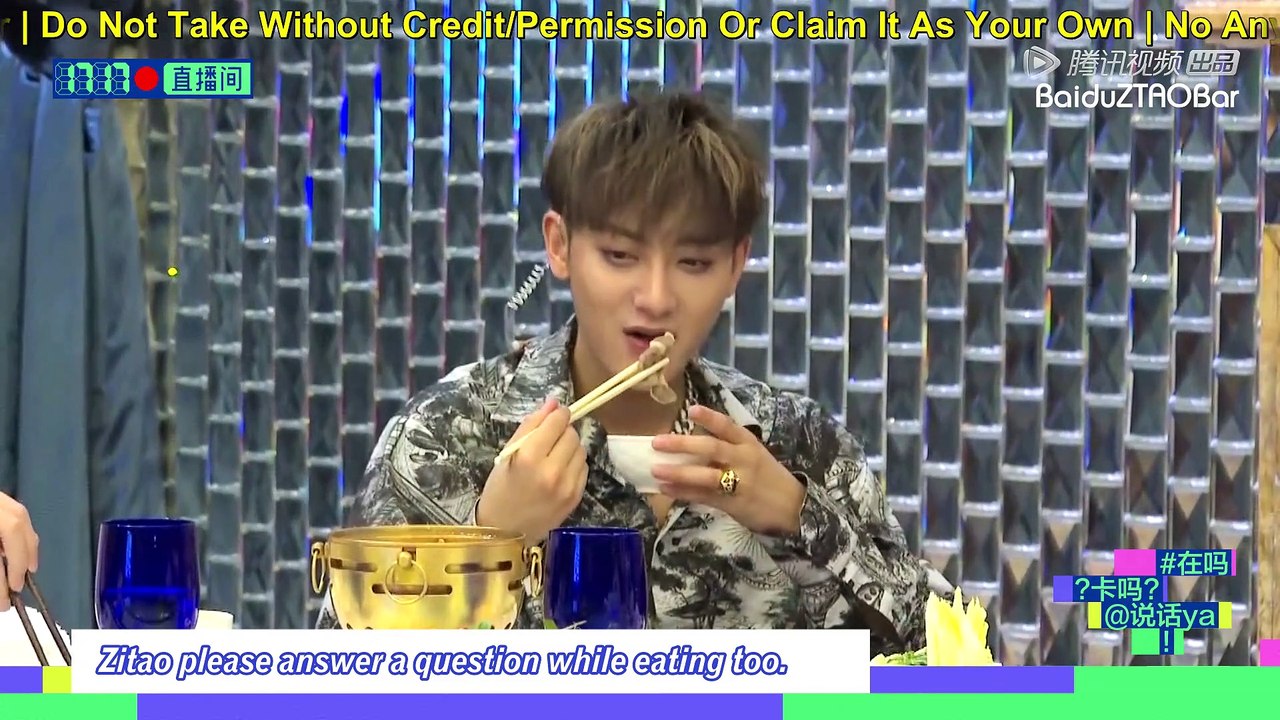 [ENG SUB] 200420 Hotpot Special Show Z.TAO Full Cut
