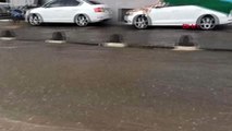 Tekirdağ'ın yüksek kesimlerinde sağanak yağış