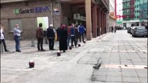 Kayseri'de sokağa çıkma yasağı öncesi alışveriş yoğunluğu