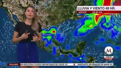 Cecilia Salamanca nos da el pronóstico del tiempo para este jueves 30 de abril