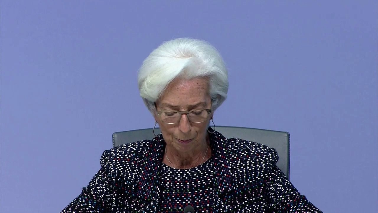 EZB rechnet mit BIP-Rückgang in der Eurozone um bis zu zwölf Prozent