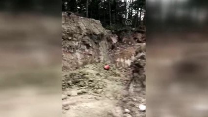 Kaçak kazı yapan 4 şüpheliden biri yakalandı