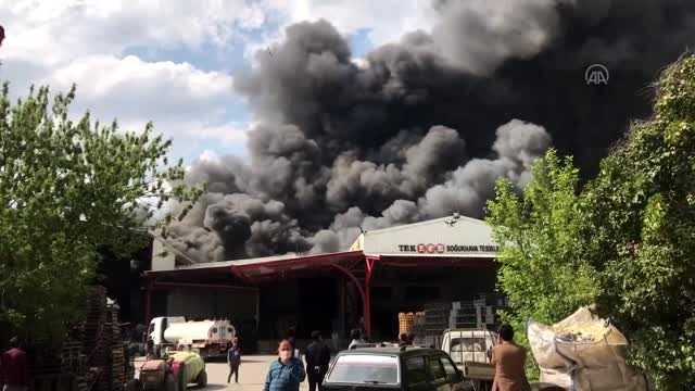 Soğuk hava deposunda yangın (2) - BURSA