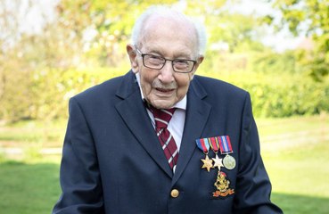 Boris Johnson leads birthday tributes to Colonel Tom Moore on his 100th birthday