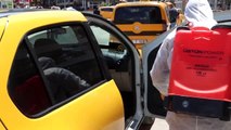 Van Büyükşehir Belediyesinden taksici ve minibüsçü esnafına maske desteği