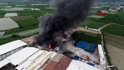 Bursa'da korkutan yangın! 10 milyon liralık zarar var