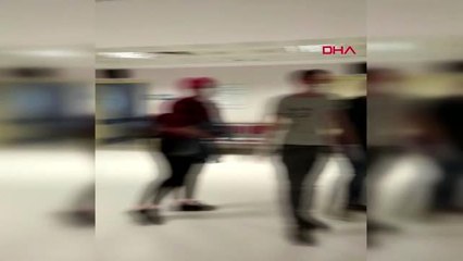 Koronavirüsü yenen sağlık çalışanına karşılama