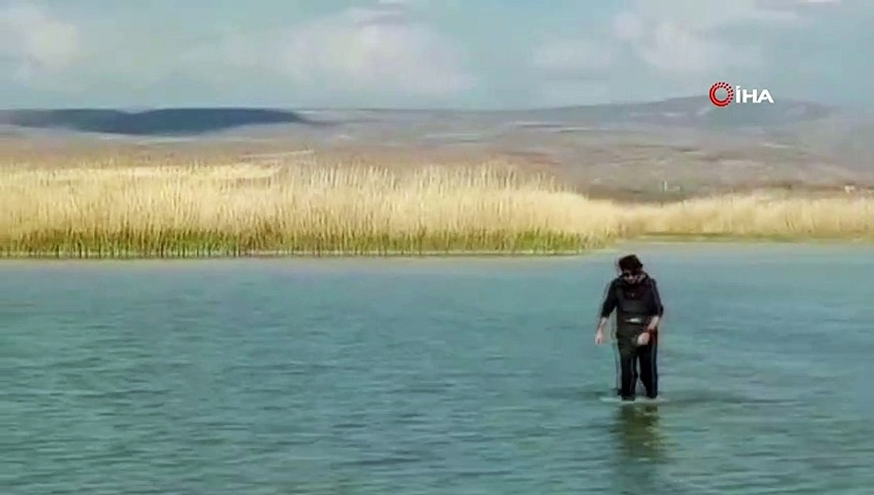 İnci kefali için çalışan tarım ekiplerinin zor anları kamerada