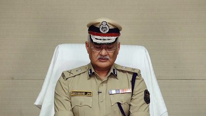 IMPROVED SERVICES BY POLICE DEPARTMENT SAYS GUJARAT DGP SHIVANAND JHA AT A PRESS CONFERENCE