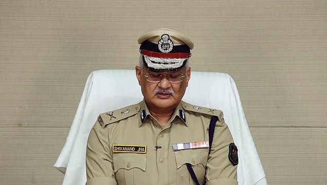 IMPROVED SERVICES BY POLICE DEPARTMENT SAYS GUJARAT DGP SHIVANAND JHA AT A PRESS CONFERENCE