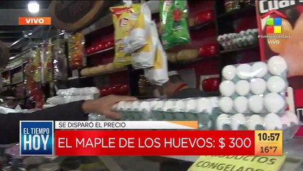 Se disparó el precio de los huevos