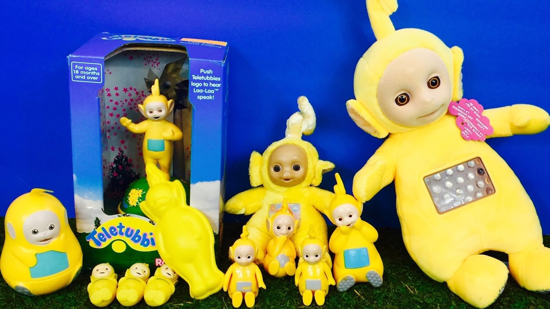 yellow teletubby toy