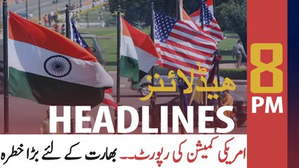 ARY NEWS HEADLINES | 8 PM | 30TH APRIL 2020