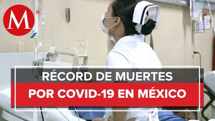 México tuvo su día más letal con 163 muertes por covid-19