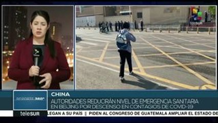 China: Gob. reducirá nivel de emergencia sanitaria en Beijing